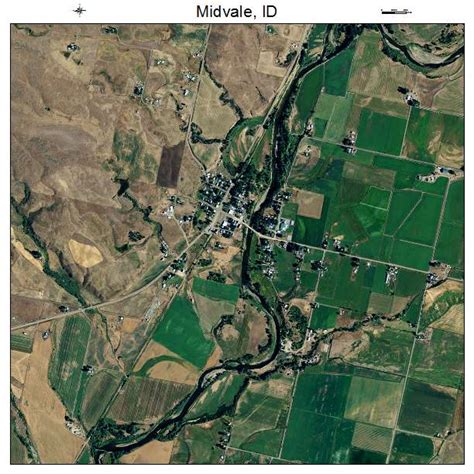 Aerial Photography Map of Midvale, ID Idaho