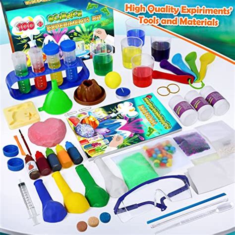 UNGLINGA 100+ Science Lab Experiments Kit for Kids Age 4-6-8-12-14 ...