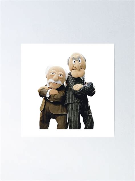 "Statler and Waldorf" Poster for Sale by muntificator | Redbubble