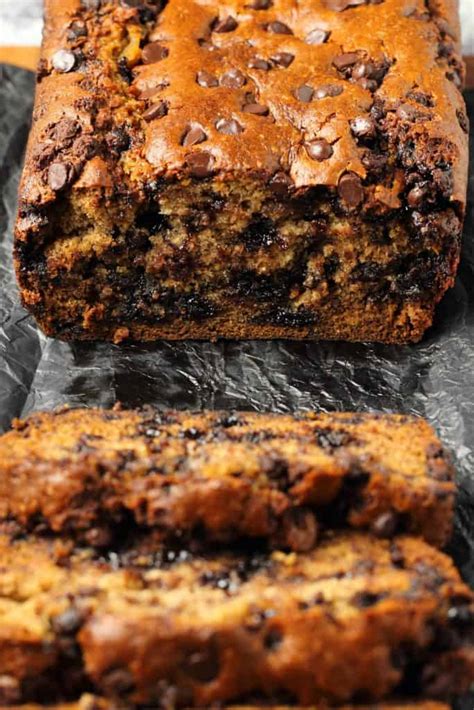 Vegan Chocolate Chip Banana Bread - Loving It Vegan