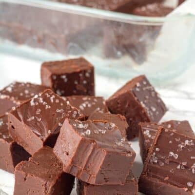 Chocolate Nutella Fudge with Sea Salt • MidgetMomma