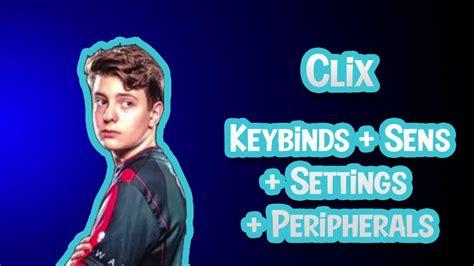 Clix Settings, Sensitivity, Keybinds & Peripherals | Fortnite Battle Royale | June 2020 - YouTube