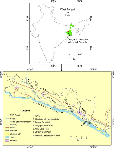 Damodar River In India Map - Binnie Sharlene