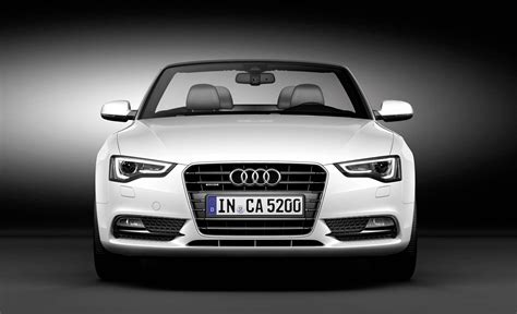 2012 Glacier White Audi A5 Cabriolet Front View - | EuroCar News