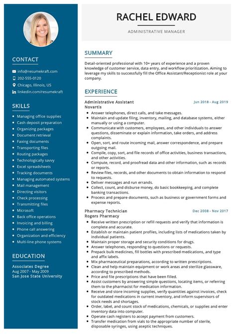 Administrative Manager Resume Sample 2021 | Writing Guide & Tips - ResumeKraft (2023)