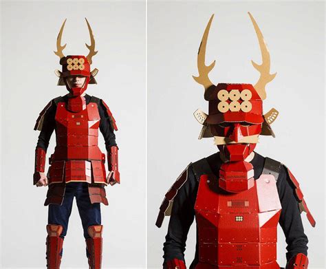 Cool Samurai Armor Made Out of Cardboard — GeekTyrant