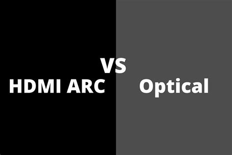 HDMI ARC vs Optical - Which audio connection is better? - Spacehop