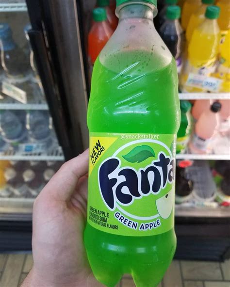 Snackstalker on Instagram: “Here is Fanta's new green apple flavor ...