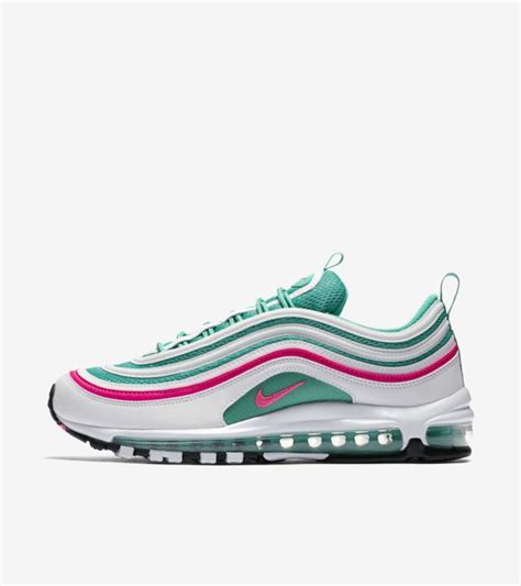 Nike Air Max 97 'White & Kinetic Green & Pink Blast' Release Date. Nike SNKRS GB