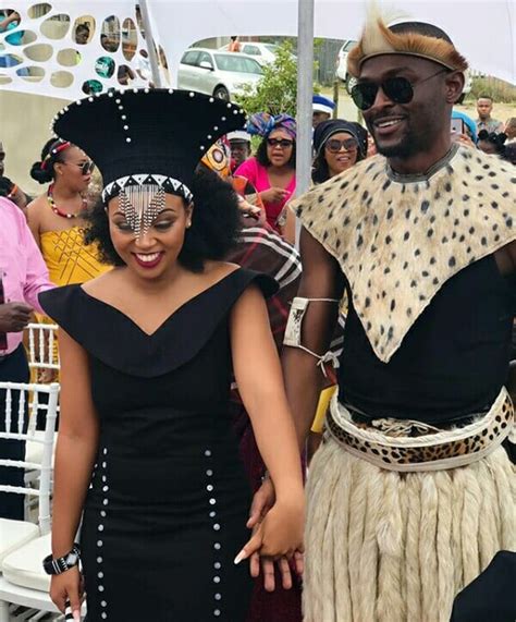 Couple In Xhosa and Zulu Traditional Wedding Attire | Clipkulture | Clipkulture