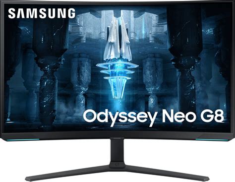 Samsung Odyssey Neo G8 32" Curved 4K UHD FreeSync Premium Pro Gaming Monitor Black ...