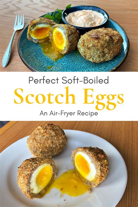 Perfect Soft-Boiled Scotch Eggs (Air Fryer Recipe)
