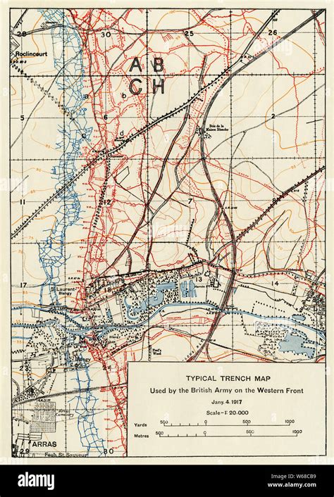 Map Western Front First World War High Resolution Stock Photography and Images - Alamy