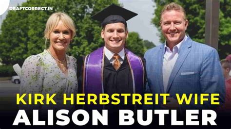 Kirk Herbstreit Wife Alison Butler and Mother of His 4 Sons