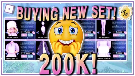 Going BROKE Buying the *NEW* DECEMBER DREAM SET in Roblox Royale High - YouTube