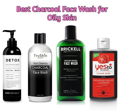 Best Charcoal Face Wash for Oily Skin | Charcoal face wash, Face wash, Skin clearing face wash