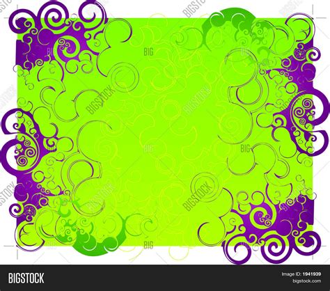 Purple Green Abstract Background Vector & Photo | Bigstock