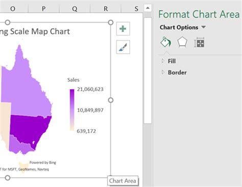 Excel Map Chart With Multiple Series