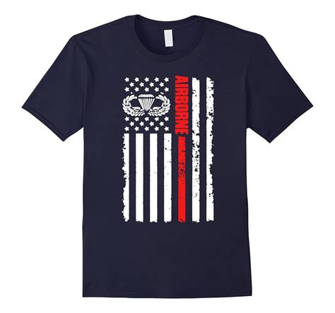 Airborne Shirt American Airborne Flag T-shirt-Art – Artvinatee