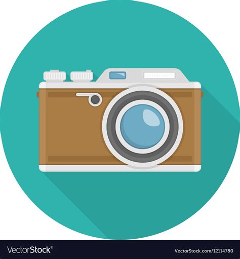 Retro camera icon Royalty Free Vector Image - VectorStock