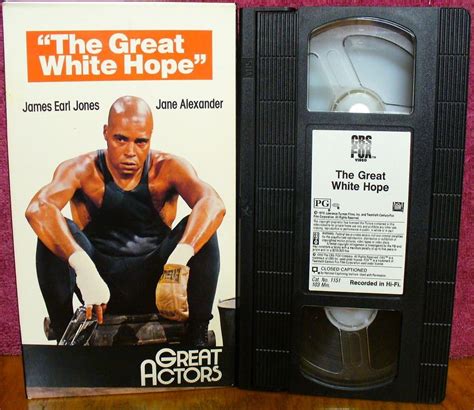 Amazon.com: Great White Hope [VHS] : James Earl Jones, Jane Alexander ...