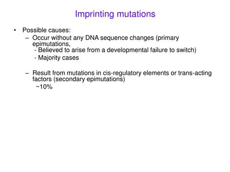 PPT - What is an imprinted gene? PowerPoint Presentation, free download ...