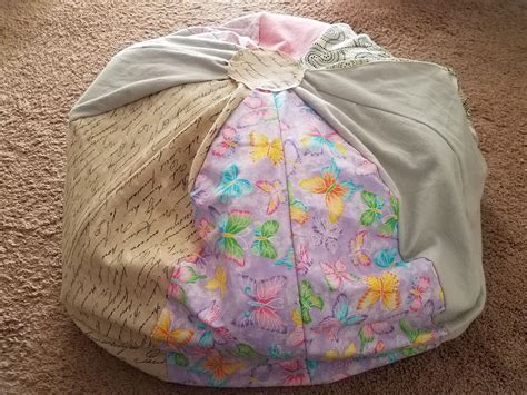 Bean Bag Chair Cover ~ Stuffed Animal Storage ~ Butterfly Print by ...
