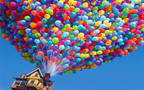 Download Colorful Balloons from Disney's Up Wallpaper - GetWalls.io