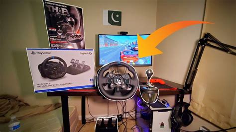 MY NEW STEERING WHEEL SETUP | LOGITECH G923 & THRUSTMASTER TH8A SHIFTER - YouTube