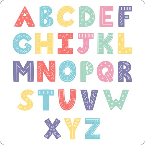 Alphabet Wall Decals stickers letter wall stickers ABC Wall | Etsy