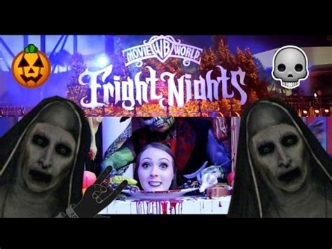 TASTING BLOOD? | Fright Nights at Movie World HALLOWEEN 2016 - YouTube