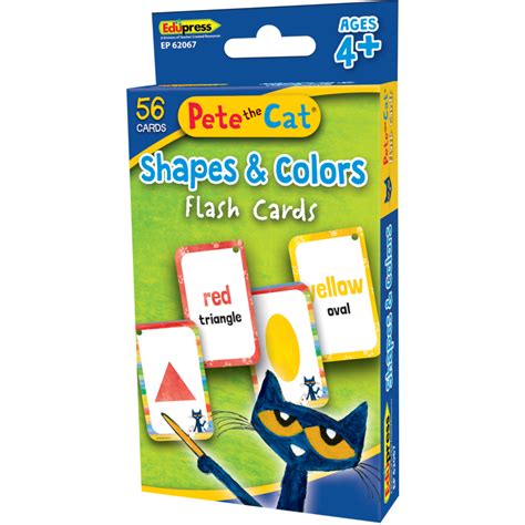 Pete the Cat® Shapes & Colors Flash Cards - TCR62067 | Teacher Created Resources