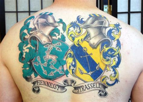 50 Family Crest Tattoos For Men - Proud Heritage Designs