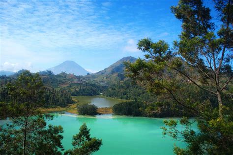 Telaga Warna, Dieng Plateau - Central Java (the water's color can be green, blue, or white)