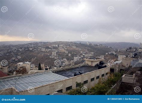 Palestine Landscape. Bethlehem Cityscape. Top of Antiquities and ...