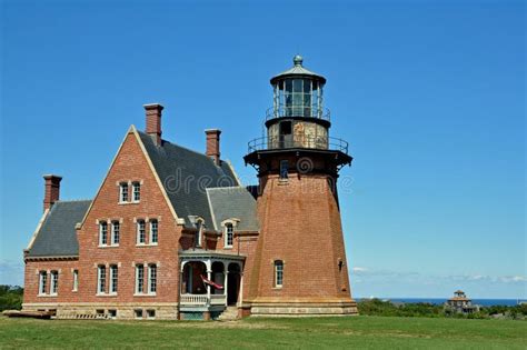 Brick Lighthouse stock image. Image of brick, tradition - 16255955