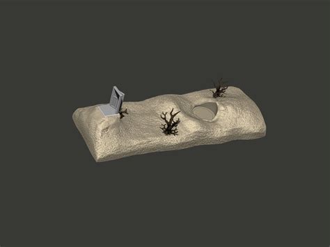 Beetlejuice Sandworm Diorama 3D model 3D printable | CGTrader