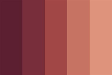 Warm Red Oranges Color Palette