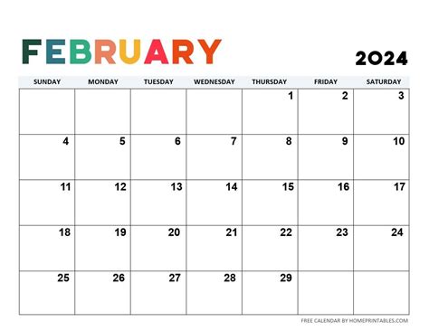 2024 February Calendar Free Printable WordPress - Ucf Summer 2024 Calendar