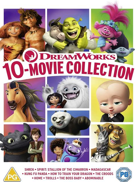 Dreamworks 10-Movie Collection [DVD] [2020]: Amazon.co.uk: DVD & Blu-ray