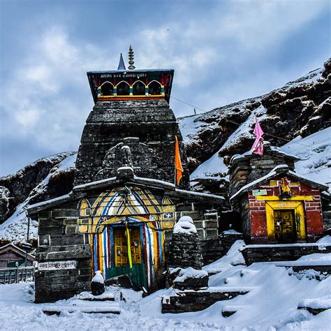 Tungnath, chopta, temple, winter, HD phone wallpaper | Peakpx