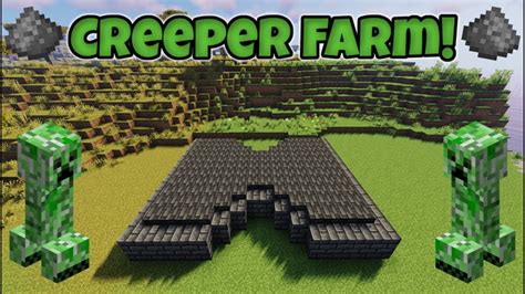 How To Make An Easy Creeper Farm In Minecraft 1.19.2 Java Tutorial - 3000+ Gunpowder Per Hour ...