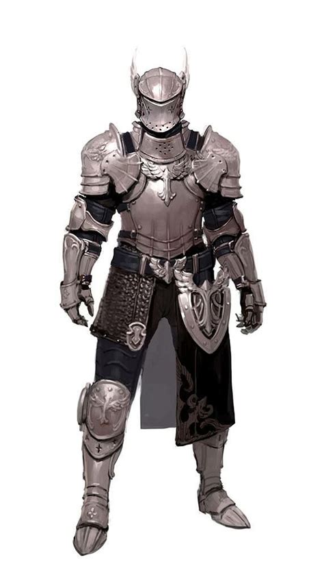 medieval royal knight human male warrior fighter concept art character design illustration ...