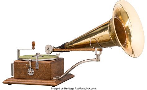 An Emile Berliner Gramophone, Washington, D.C., circa 1898. 14-1/2 | Lot #63142 | Heritage Auctions