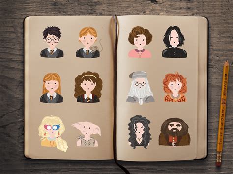 Harry Potter Characters by ali helton on Dribbble