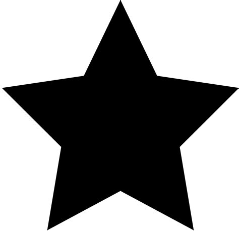 Black Star Logo Design - Free Clip Art