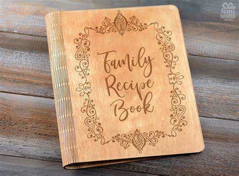 Personalized Family Recipe Book - Custom Cook Book