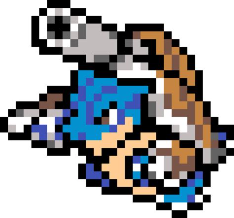 Blastoise Pokemon Sprite Kandi Pattern Pixel Art Pokemon Pokemon | Porn ...