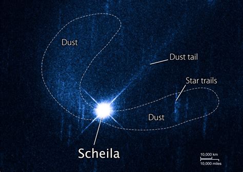 European Association for Astronomy Education » Swift and Hubble Probe Asteroid Collision Debris