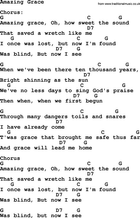 Amazing Grace, by Elvis Presley - lyrics and chords